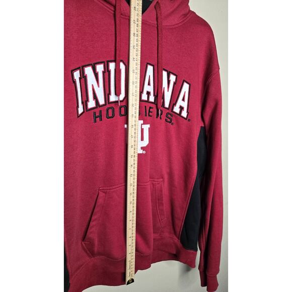 Indiana Hoosiers Red Pullover Hoodie Size XL Fleece Embroidered Colosseum... - Picture 6 of 11